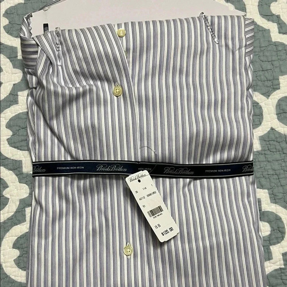 NEW Brooks Brothers Madison Longsleeves Shirt 15/35 - Picture 3 of 3